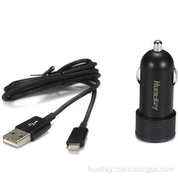 In-car Charger, MFI, Made for iPod, iPhone and iPad with FCC and CE Marks